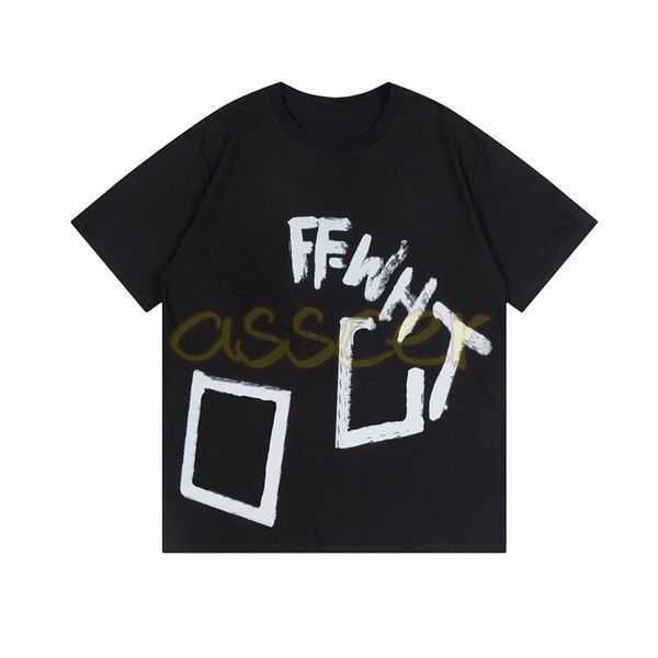 

new fashion men womens t shirt summer big letter print tees mens casual loose clothing size s-xl 11gp7, White;black