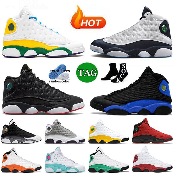 

jumpman 13 playoffs og basketbal shoes 13s men women obsidian playground hyper royal black flint houndstooth starfish chicago court purple t