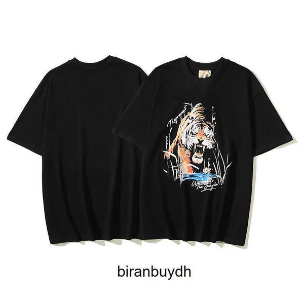 

reprasant designer men's t-shirts 2023 american high street rep jungle tiger loose ruffie handsome printed short sleeve women's fa, White;black