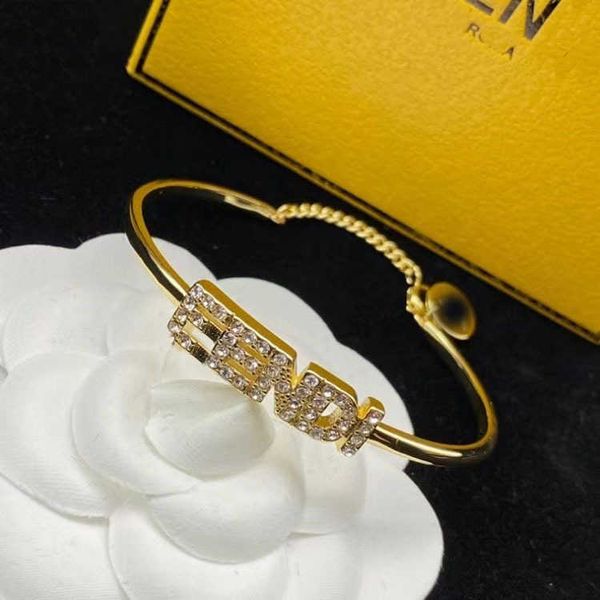

designer bracelet fashion chain jewelry new in letter rhinestone twisted fashion small design female r43l, Black