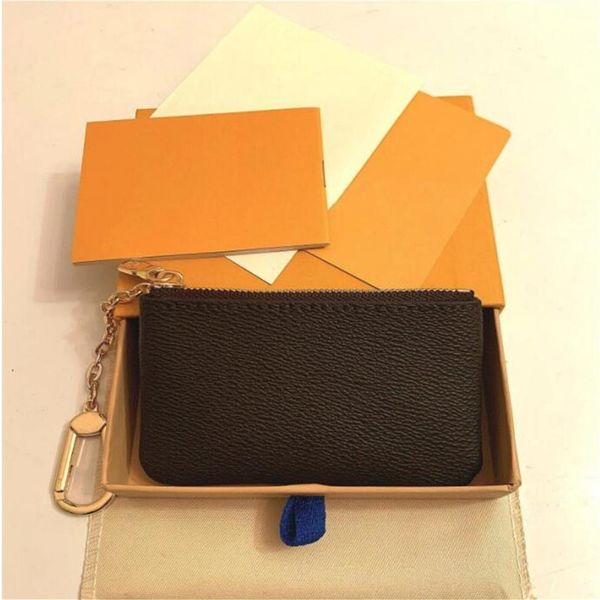 

key pouch damier holds wallets famous classical design women holder coin purse small leather money wallet256l, Red;blue