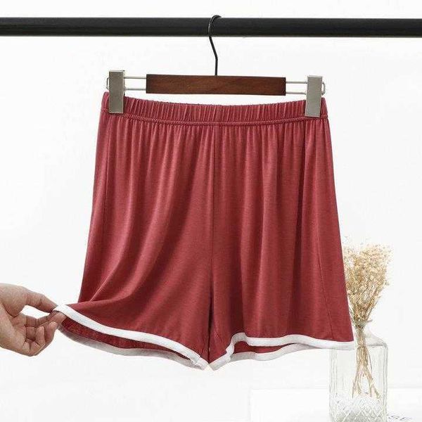 

summer loose short home pants modal thin large size pajamas outer wear covered, White;black