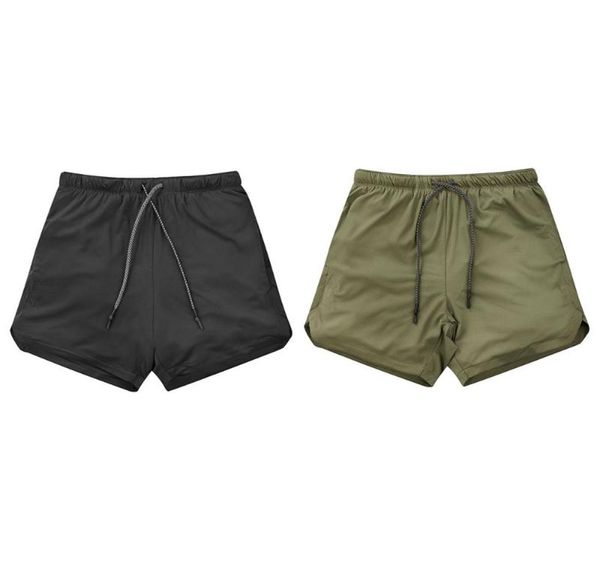 

yoga outfits polyester running shorts men sports fitness shortskirt training quickdrying soft with pocket summer4996716, White;red