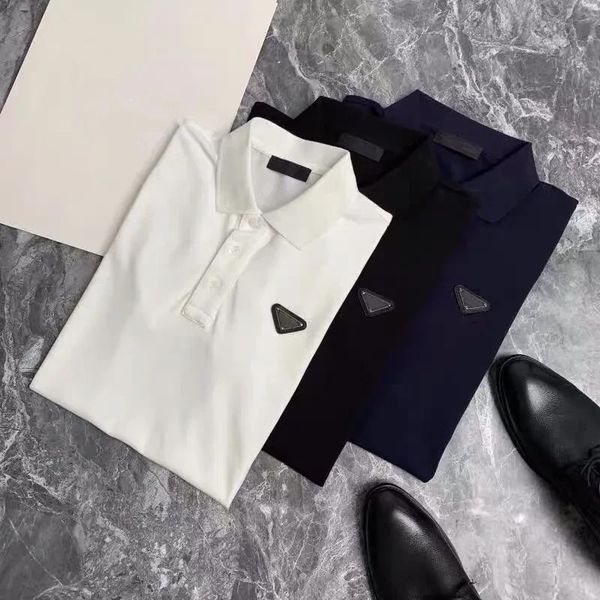 

men's polos designers polo t shirt pullover tees jackets fashion man jacket high end short sleeve tshirts sweatshirt men sportswear, White;black