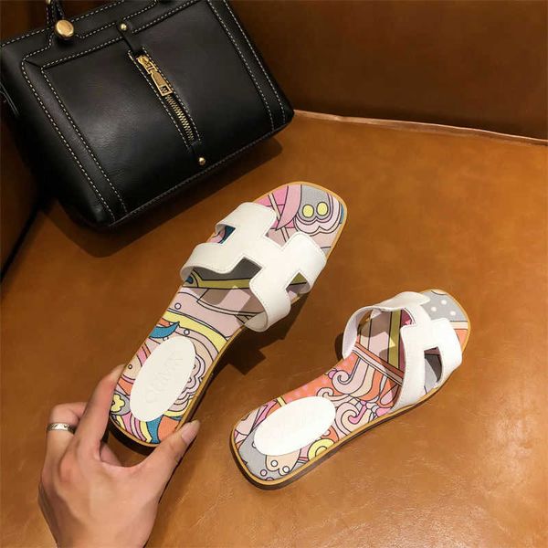 

beach designer sandals net flat red women's leather women slippers oran leisureoliday genuine summer flat g74c