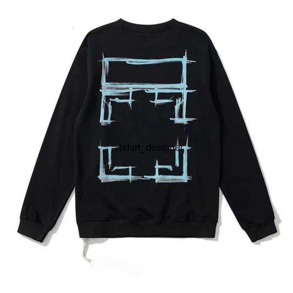 

luxury women's classic pullover sweatshirts white hoodies brand women sweater men arrow cross letter print black street trend coat jac