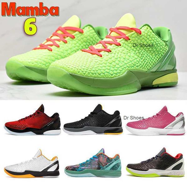 

mamba 6 proto basketball shoes mens sports trainers grinch mambacita sweet 16 challenge red prelude think pink chaos black white del sol des