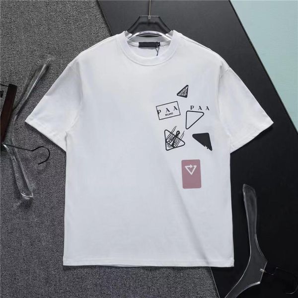 

mens t shirts designer tee shirt for men women100% pure cotton clothing round neck tshirt sleeve black white men tees t-shirts, White;black
