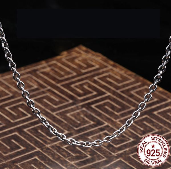 

c09 s925 sterling silver necklace personalized fashion punk hip hop style versatile cross flower letter shape gift for lovers