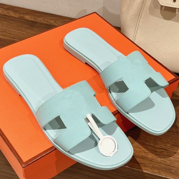 

designer women oran flat sandals slippers fashion genuine leather slippers ladies summer beach sandals flip flops slides wedding party shoes, Black