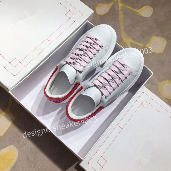 

designer casual shoes canvas leather white green letter overlays fashion platform men womens low sneake, Black