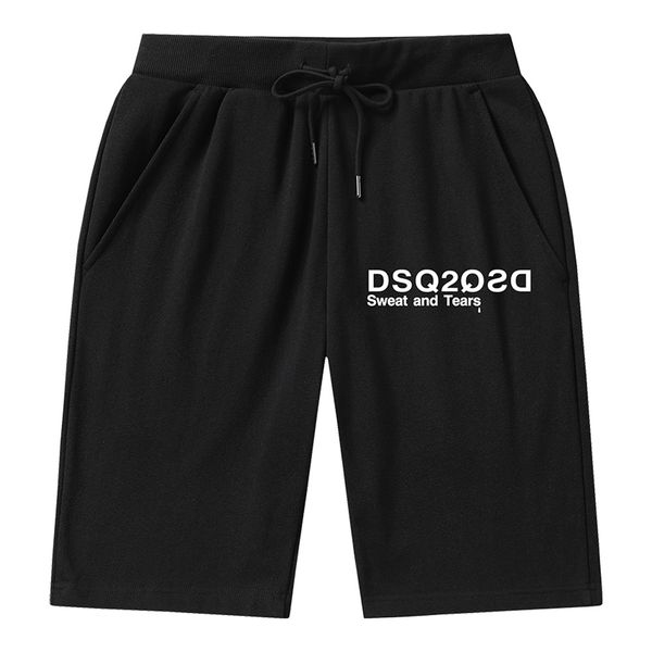 

dsq2 icon dsqicon2 2023 new running beach shorts spring summer loose men's and women's casual fashion trend sports elastic cotton, White;black
