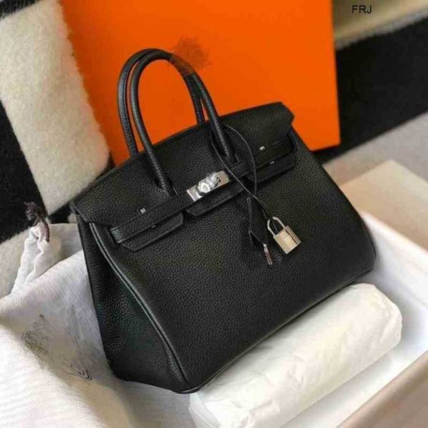 

designer handbags birkin bags herms tote birkins togo leather size 25 30 35 black platinum gold buckle silver have logo frj