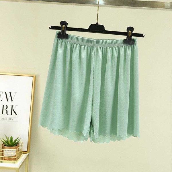 

summer lace anti exposure shorts womens outer wear high waist loose drooping thin, White;black