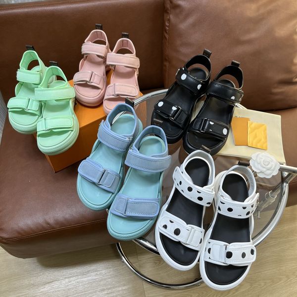 

2023 women summer archlight sandals ladies womens platform sandal thick bottom beach slippers slides designer woman strap casual shoes sneak, Black
