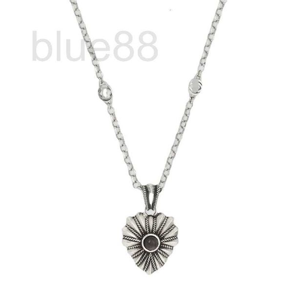 

earrings & necklace designer s925 sterling silver heart shaped black mother of pearl beige love pendant star fashion versatile llml