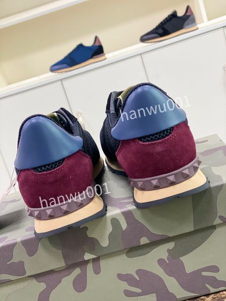 

2023 new brand designer shoes men technical sports rubber sole lace up casual breath lightweight outdoor trainers, Black