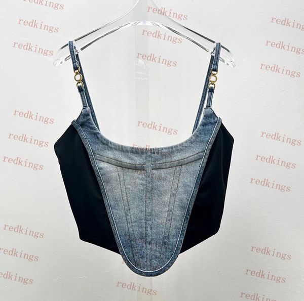 

summer sling vest t shirt backless vests tank t shirts girls denim portrait designer shirt beach shirt camis tank, White