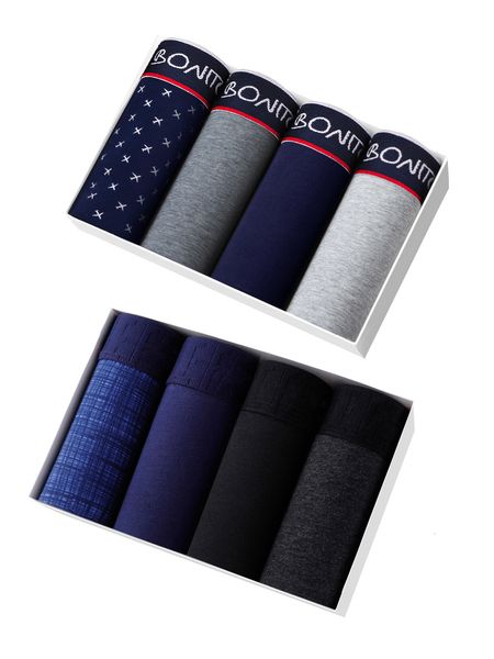 

underpants 8-piece boxing shorts men's underwear men's underwear men's underwear men's cotton set calecon lot box luxury, Black;white