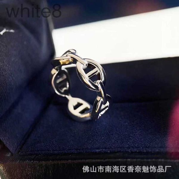 

band rings designer sterling silver women's minimalist design sense: the new 2022 fashion hollow out cmca