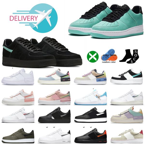 

af1 force 1 running shoes black blue classic low high triple white utility volt olive red wheat just do it orange pale ivory spruce aura sne