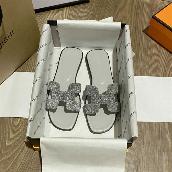 

beach designer sandals flat women's leather slippers oran summer version online red flatoliday beach 4 ctz3