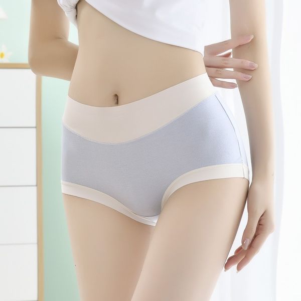 

women's panties 6 pieces women's modal underwear traceable rising underwear elastic soft breathable underwear women's underwe, Black;pink