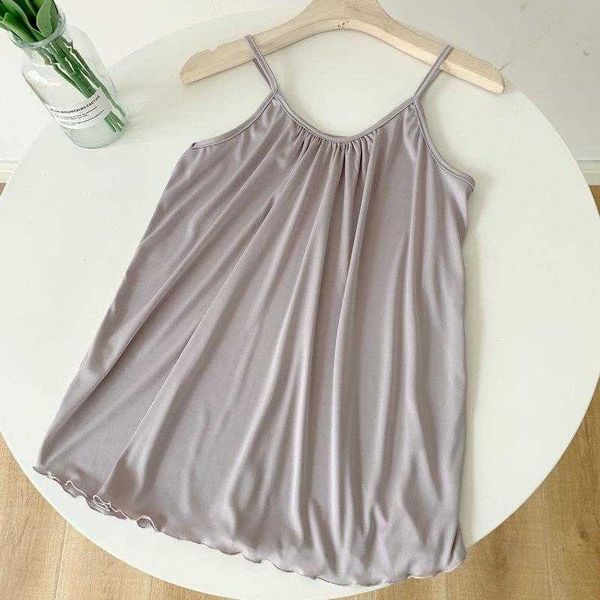 

camisole womens summer wear acetate satin suit with artificial silk white base