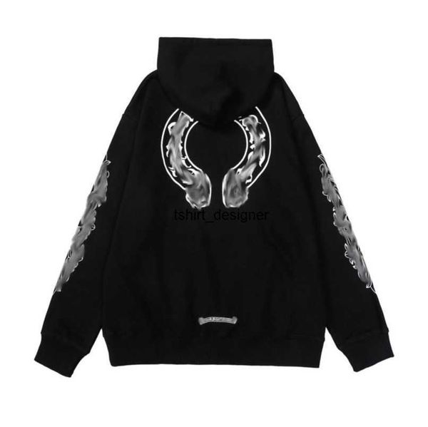

luxury fashion sweatshirts men's jackets hoodies men women designer boy sanskrit print sweater zipper hooded cross pullover hoodie casu, Black
