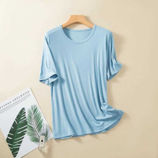 

womens thread round neck short sleeved t shirt summer figure flattering slim, White