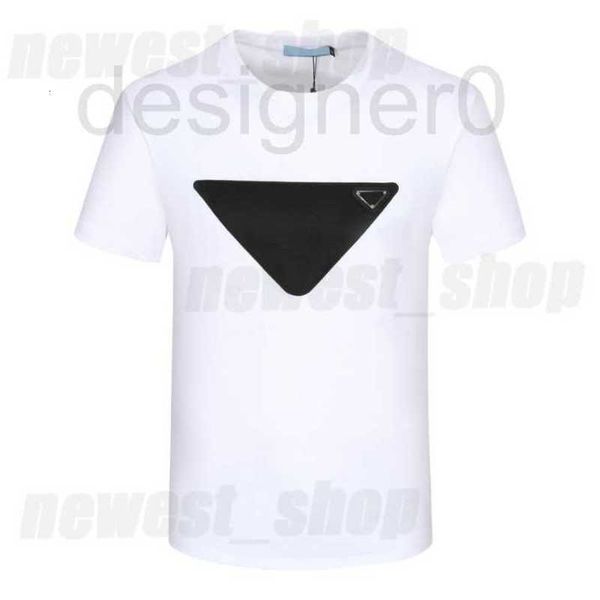 

men's plus tees & polos popular 23ss mens summer men triangle prin shir men women size shirs sree casual coon op version tshirs jsws, Black;brown