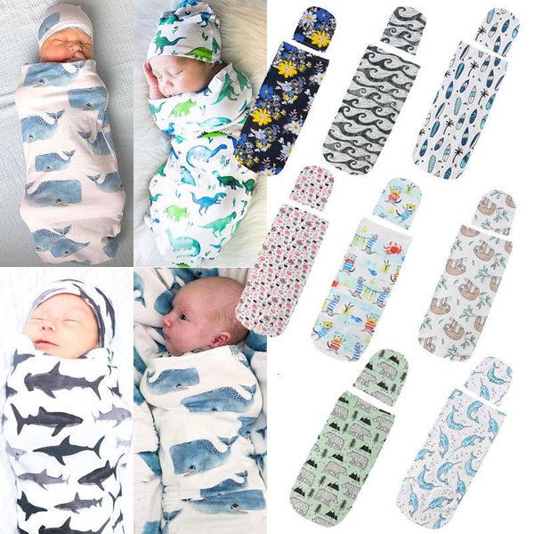 

blankets swaddling citgeett born baby cute swaddle blanket sleeping muslin wraphat anime 2pcs casual accessories ss 230331