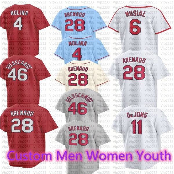 

albert pujols baseball jersey contreras 28 nolan arenado 4 yadier molina paul goldschmidt paul dejong brendan donovan adam helsley, Blue;black