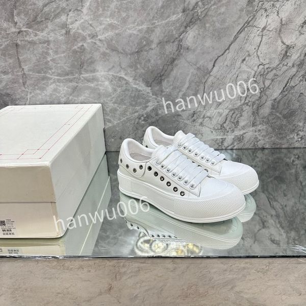

2023mens designer casual shoes women leather lace-up sneaker fashion lady flat designer running trainers letters woman shoe platform men gym, Black