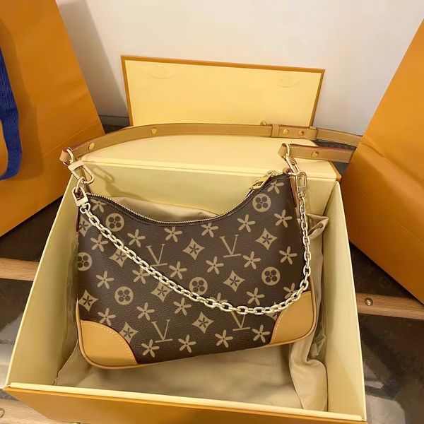

vintage louvis boulogne m45832 luxury gold chains bag womens designer shoulder bag clutch crossbody bags mens genuine leather tote pochette