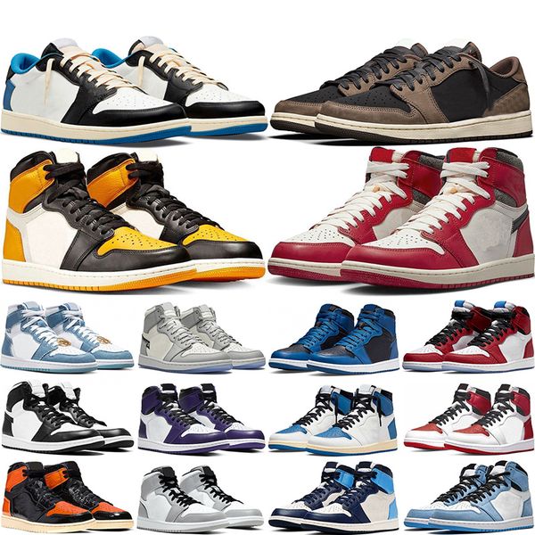 

men 1s women 1 trainers basketball shoes voodoo fragment low ts reverse mocha true blue denim taxi bred patent university blue sports sneake