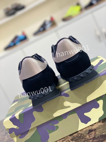 

2023 luxury designer classic mens sneaker casual shoes canvas leather luxury sneakers for man designer trainer shoe, Black
