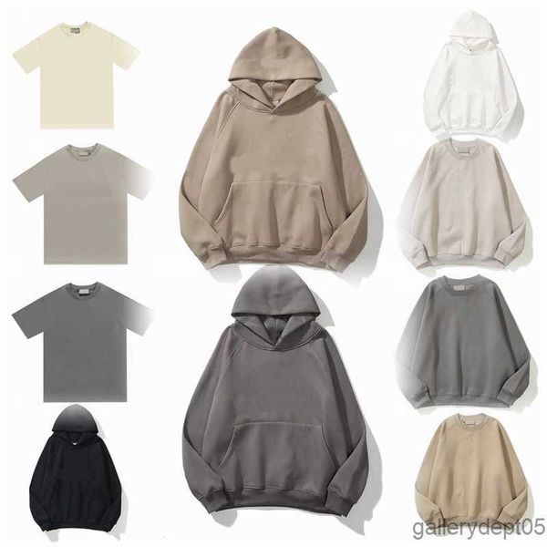 

designer mens t shirts hoodies men's women's letter print zipper design section long sleeve round neck loose sweater white gray co, Black