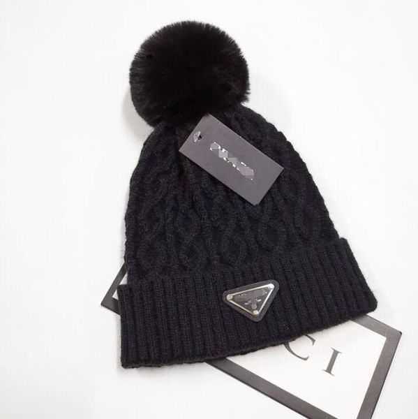 

designer fashion mens beanie hat winter solid color letter outdoor woman beanies bonnet man head warm cashmere knitted skull cap, Blue;gray