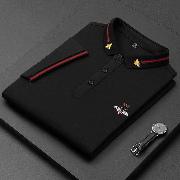 

men's plus tees & polos mens stylist polo shirts luxury italy men clothes short sleeve fashion casual men's summer t shirt many co, Black;brown