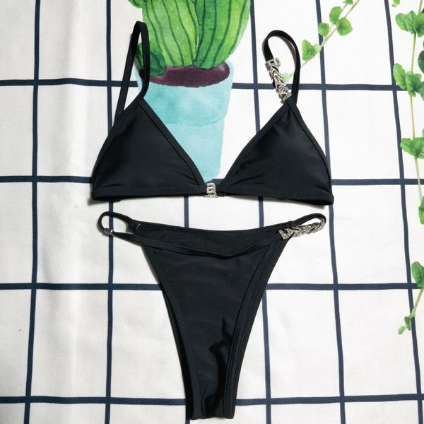 

designer swim suit bikini luxury bikini women designer woman two-piece bikini with letter swimsuits swimwear beach bathing suits designer sw, White;black