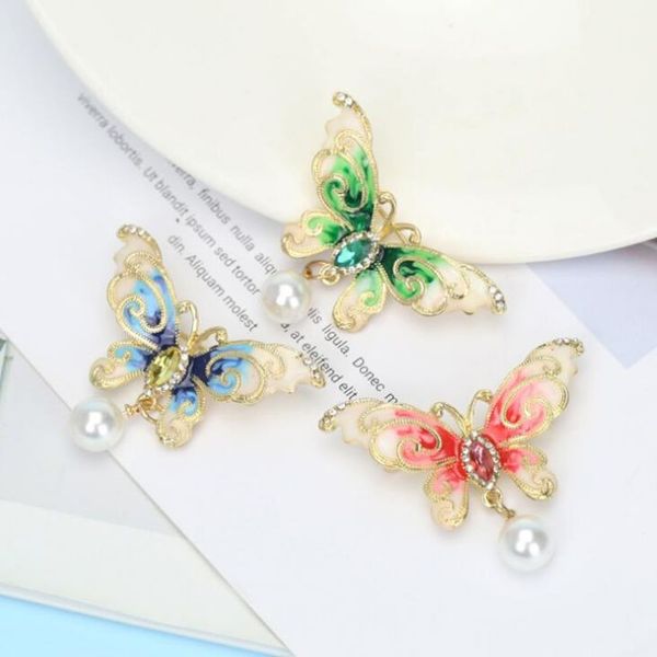 

famous design gold brand luxurys desinger brooch women rhinestone pearl letter brooches suit pin fashion jewelry clothing decoration accesso, Gray