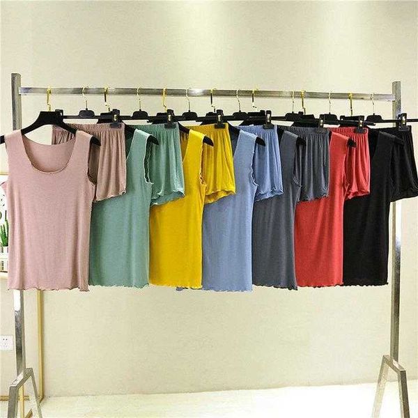 

summer modal suspender shorts womens inner wear close fitting casual vest