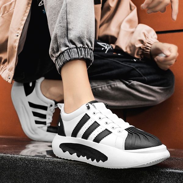 

2023 men women running shoes shell toe white green black brown mens trainers outdoor sneakers size 39-44 color6