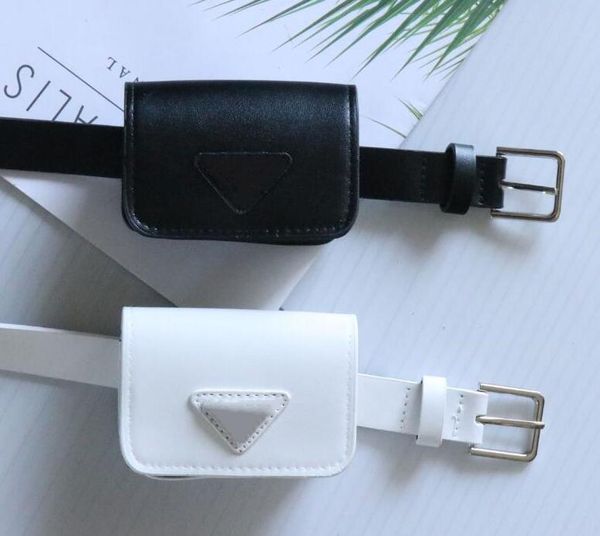 

designer kids purses bumbags teenagers fanny pack triangle pouch waist bag crossbody shoulder bags fashion handbags wallet belt bags chest f, White