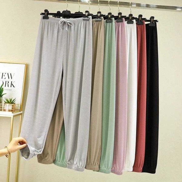 

harem style capri ice silk bloomers women loose high waist drooping casual pants, Black;white