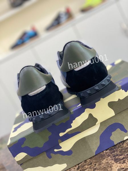 

2023 new designer classic men sneaker casual shoes canvas leather luxury sneakers for man designer trainer shoe, Black