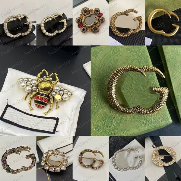 

designer womens brooches gg letter brooches luxury airy women's jewellery vintage brand elegant designer pins dress brooches women&#039, Gray