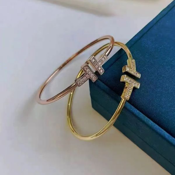 

bangle luxurys designers bracelet women charm bracelet trend fashion studded with diamonds bracelets boutique gift jewelry good nice, Black