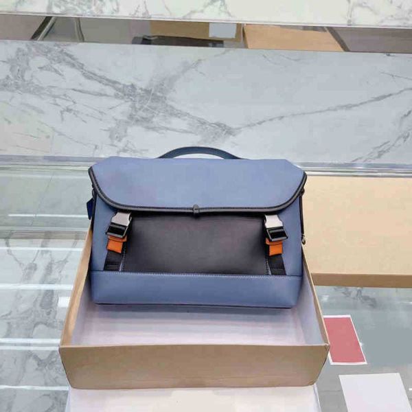 

evening bags satchel men messenger bags crossbody large capacity outdoor color matching handbag business commuter men's shoulder bags 2